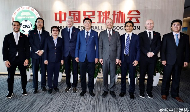 开云-FIFA秘书长、温格一行到访中国足协，考察国家足球青训中心